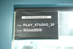 ゲストWi-Fi - 撮影／配信スタジオ「PLAY STUDIO」